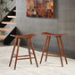 Solid Wood 24" Counter Stool (Set of 2) - Oak Finish