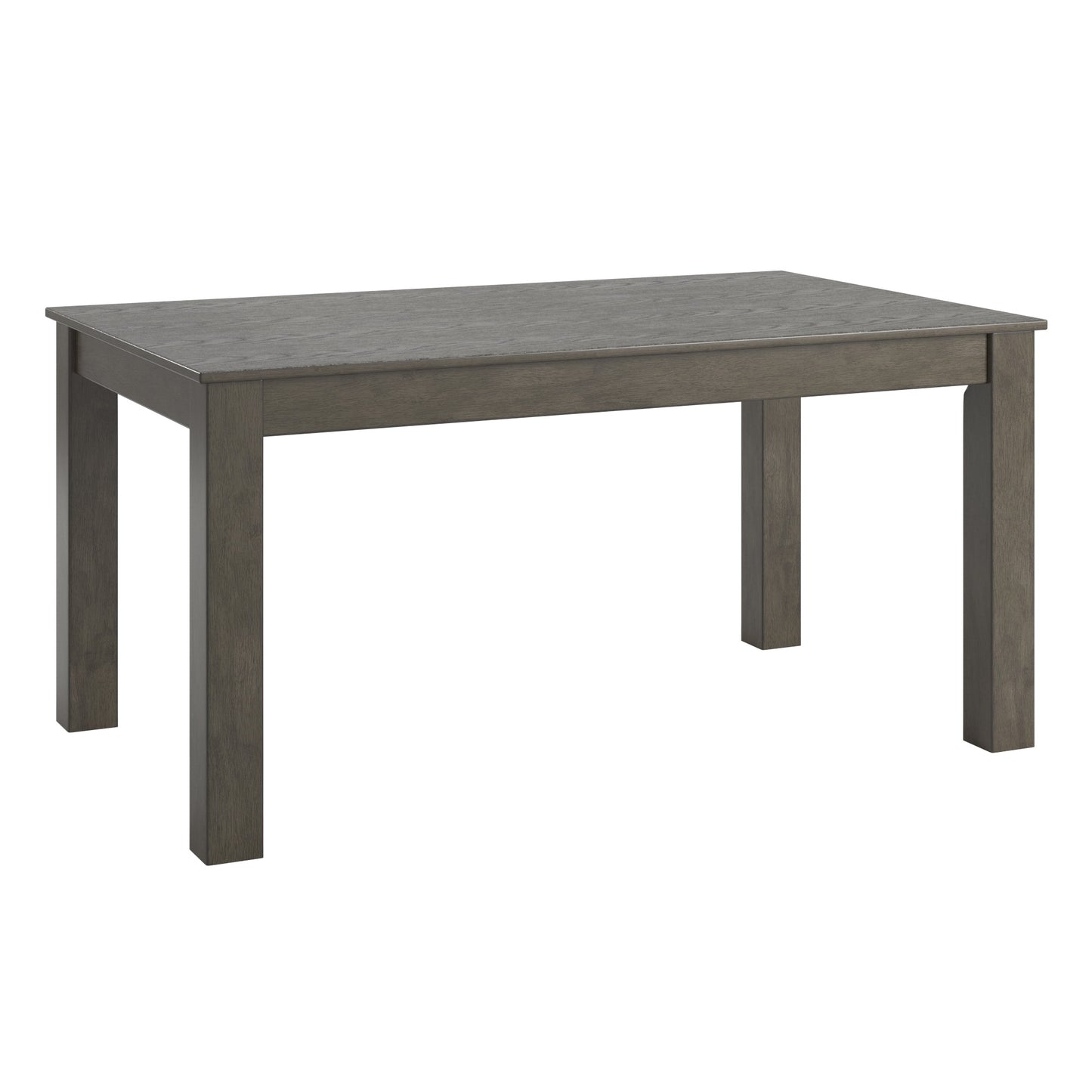 60" Wood Finish Parson Dining Table - Gray