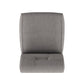 Keyhole Counter Height High Back Stools (Set of 2) - Gray Linen