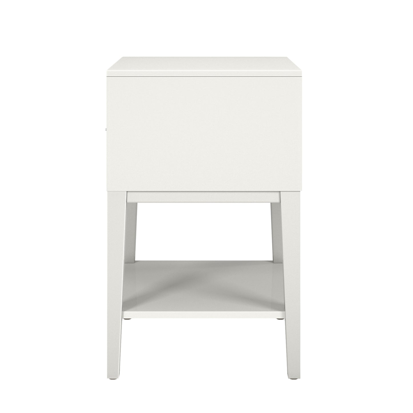 1-Drawer Side Table - White