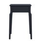 1-Drawer Wood Side Table - Black