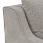 Fabric Chair with Down Feather Cushions - Gray