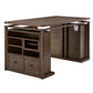 Rectangular Counter Height Dining Table - With Two Storage Cabinets