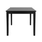 Wood Black Dining Table - Rectangular, 60-inch