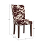 Cowhide Parsons Dining Chairs (Set of 2) - Espresso Finish, Brown Cowhide