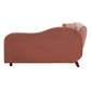 Two-Tone Dark & Light Functional Chaise With 1 Pillow - Pink