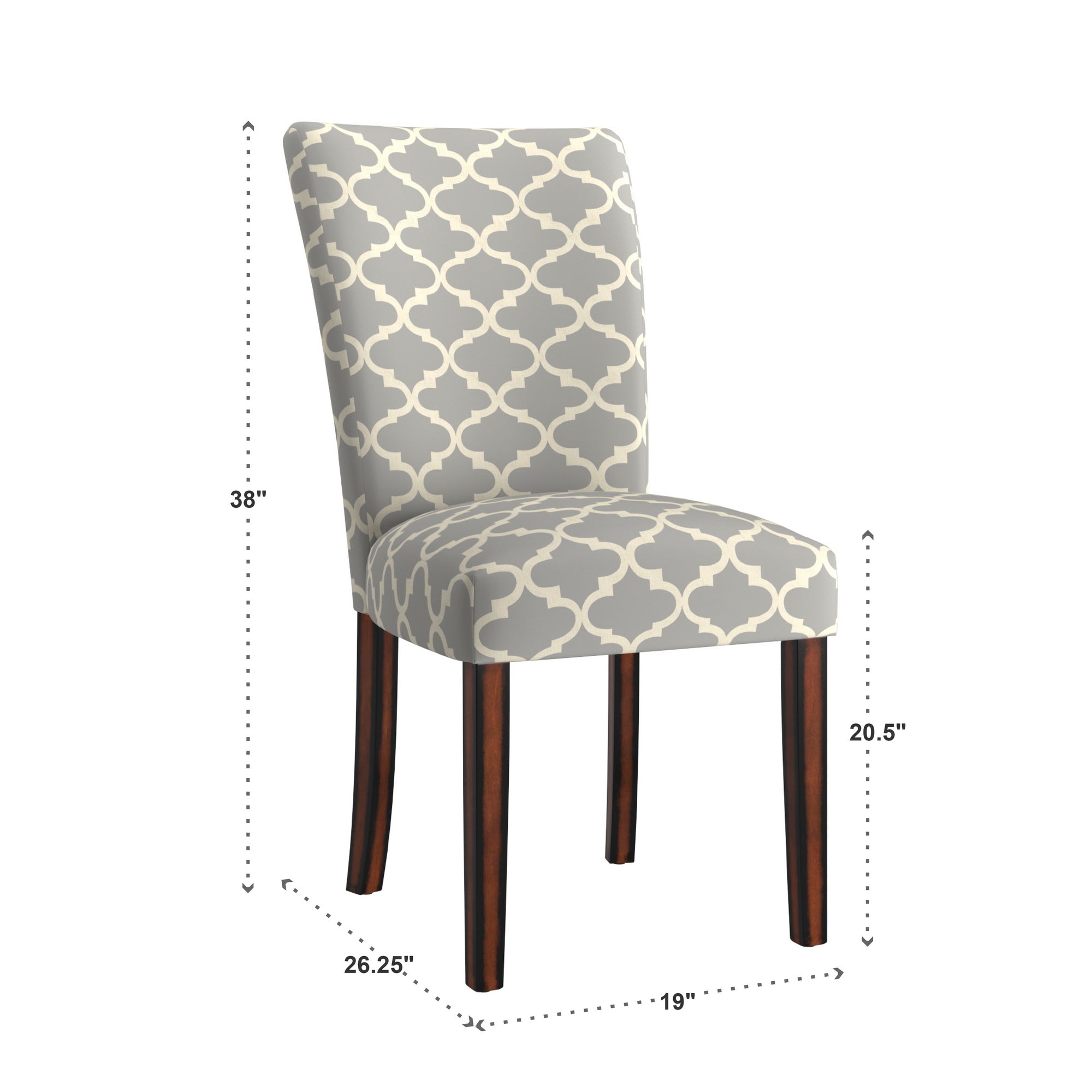 Upholstered dining chairs pattern hot sale