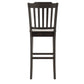 Slat Back Bar Height Chairs (Set of 2) - Back Finish