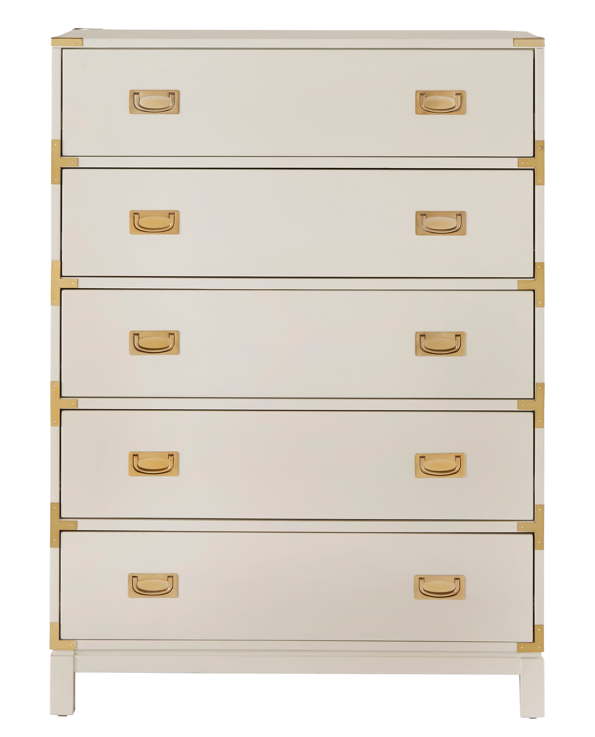 White and gold chest online