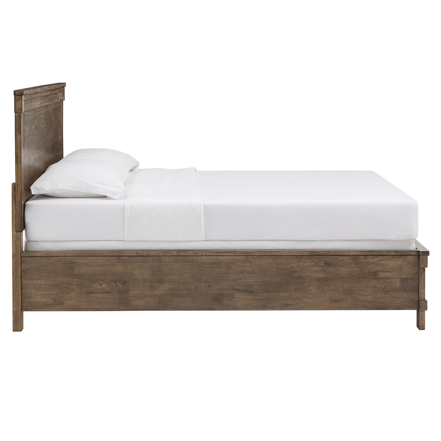 Wood Panel Queen Platform Bed