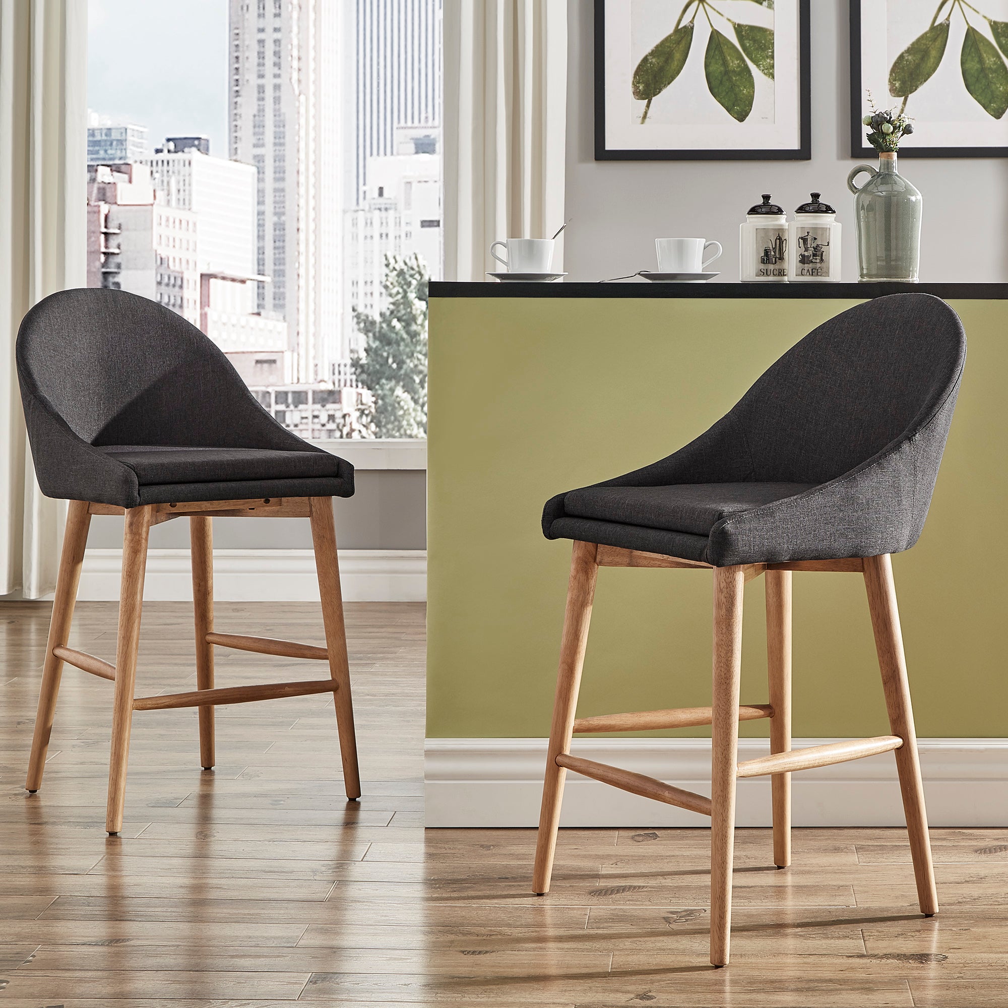 Dark grey kitchen online stools