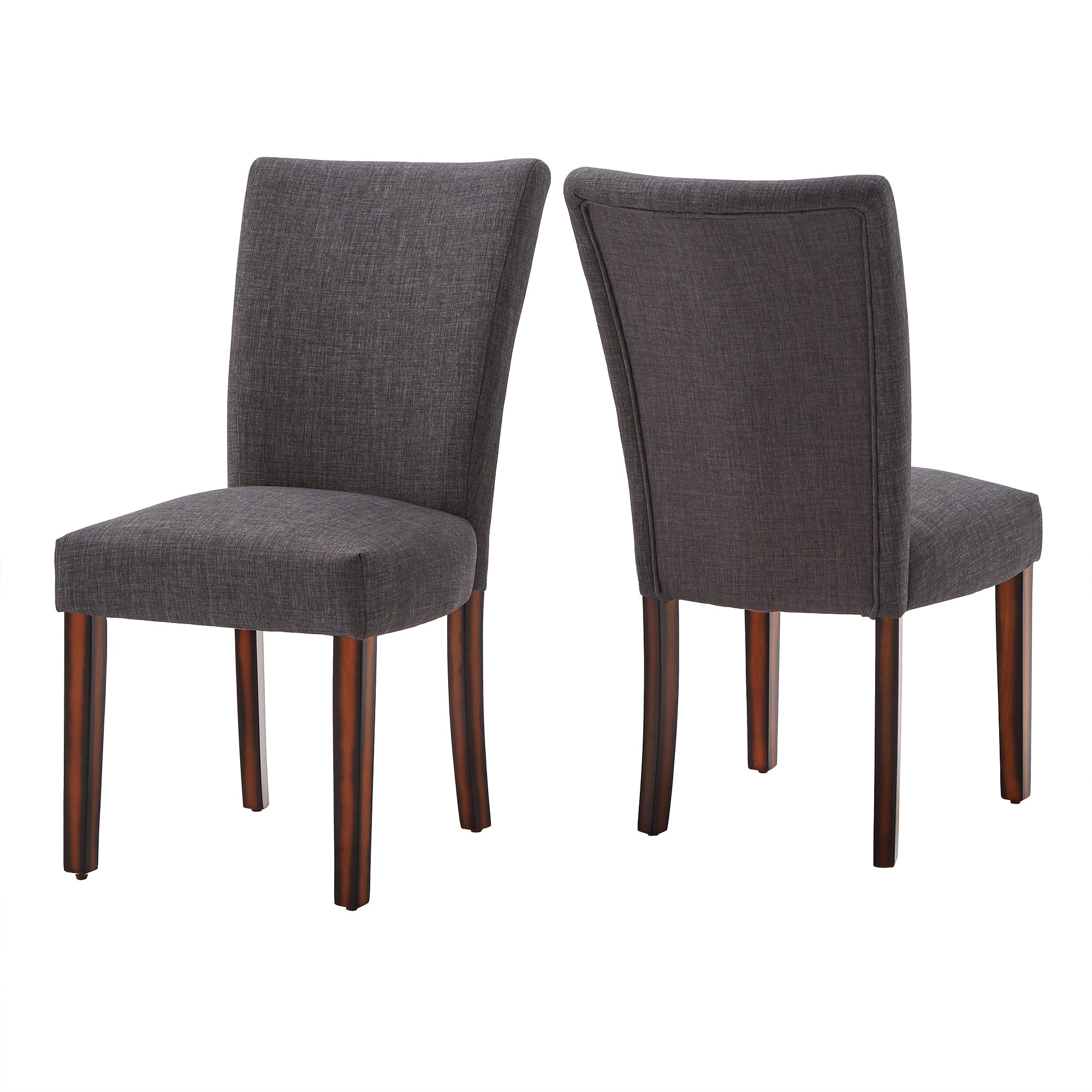 Gray parsons linen online chair